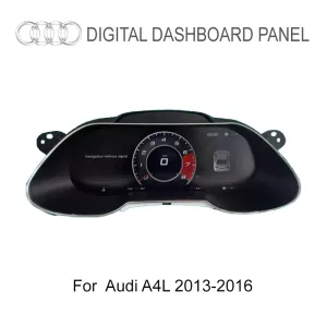 Audi A4L 12,3-tums digital instrumentpanel med CarPlay-uppgradering