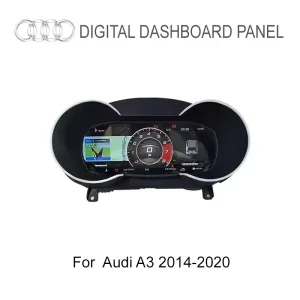 12,3 tums digitalt instrumentkluster för Audi A3 2014-2020
