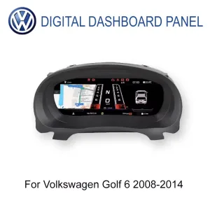 Volkswagen Golf 6 Digitalt instrumentkluster 2008-2014 12,3 tum IPS LCD