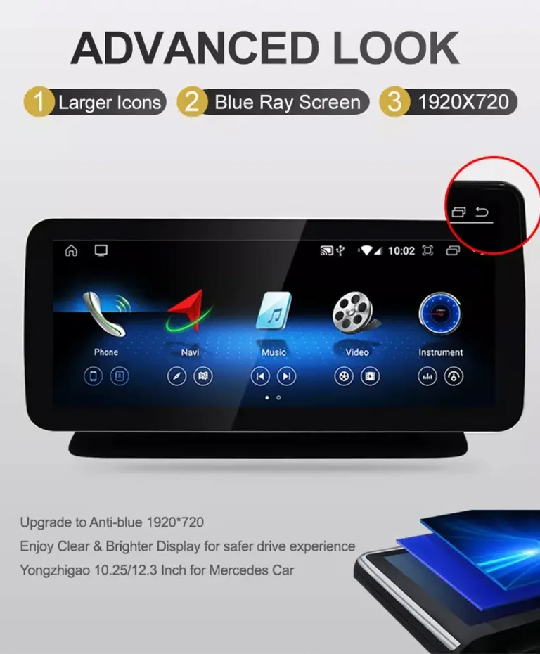 Android glavna jedinica za Mercedes B-klasu 2012.–2018. | CarPlay DSP