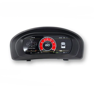Volkswagen Caddy 2003-2009 9-tums digitalt instrumentkluster huvudvy