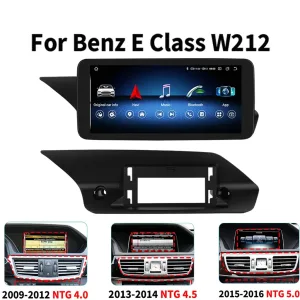 Mercedes W212 Android bilstereo 2015-2016 | CarPlay DSP