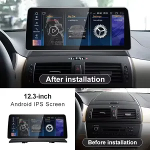 BMW X3 E83 Android Head Unit 2006–2011 CIC/CCC CarPlay Upgrade 4 BMW X3 E83 CIC CCC Android Huvudenhet