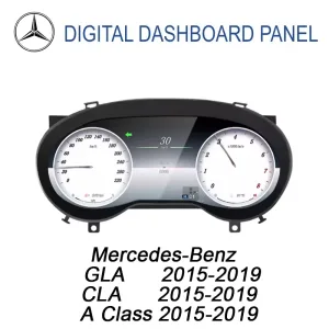 Mercedes GLA CLA A Class Digital Cluster 2015–2019 | 12.3″ CarPlay 2 Mercedes C GLC Digitalt kluster W205/W253 2015-2018 | 12,3″