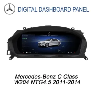 Mercedes W204 Digital Cluster for 2011-2014 C-Class 12.3 OEM Cockpit Upgrade 7 Mercedes C-klass W204 digitalt kluster 2011-2014 | 12,3″