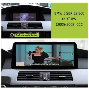 BMW E60 E90 Android Head Unit 2005–2008 CIC CCC CarPlay Stereo Kit 3 BMW E60 E90 Huvudenhet 2005-2008 | CarPlay Android Auto DSP