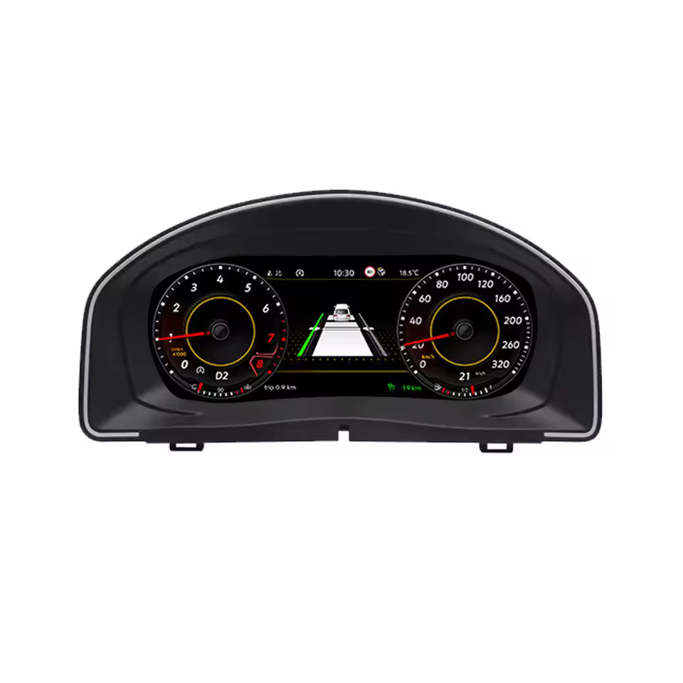 Gränssnitt för digital instrumentpanel till Volkswagen Scirocco och Eos Volkswagen Scirocco 2009-2016 and Eos 2010-2015 10.25 inch Digital Instrument Cluster screen interface