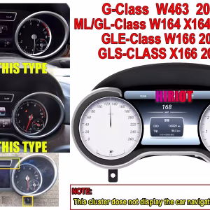 Mercedes G Class Digital Cluster 2013–2019 | 12.3″ 7 Mercedes ML GL Digital Cluster 2012-2015 | 12,3″ CarPlay, Android Auto