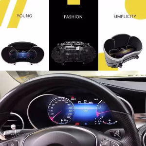 Mercedes C GLC Digital Cluster 2017 W205 NTG 5.0 | 12.3″ CarPlay
