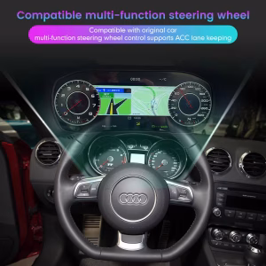 Audi TT Mk2 Virtual Cockpit – 12.3″ Digital Cluster for 8J 2008–2014 9 12,3 tums digitalt instrumentkluster för Audi TT 2009-2013