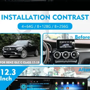 Mercedes W205 Android Huvudenhet