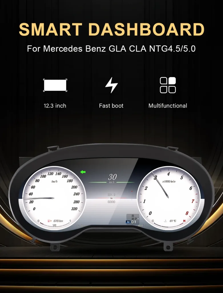 Mercedes GLA CLA A Class Digital Cluster 2015-2019 | 12,3″ CarPlay