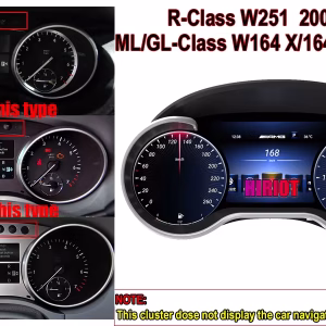 Mercedes G Class Digital Cluster 2013–2019 | 12.3″ 8 Mercedes ML GL Digital Cluster 2012-2015 | 12,3″ CarPlay, Android Auto