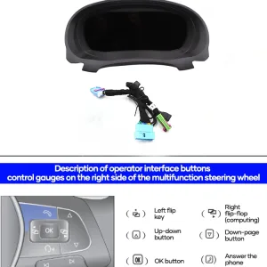 VW:s digitala instrumentpanel för Polo 6R / Vento / CrossFox 7 Sf3b0723eb75f4d608f1fb831db2be198e