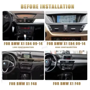 BMW X1 Android-huvudenhet 2009-2015 | CarPlay Stereo