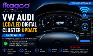 Uppdatering av VW:s och Audis digitala LCD-/LED-instrumentpanel