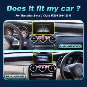 Mercedes W205 GLC Android Screen | C-Class X253 V-Class W447 NTG 5.0 4 Mercedes Benz C-klass W205 GLC X253 V W446 Bil Multimedia Navigation
