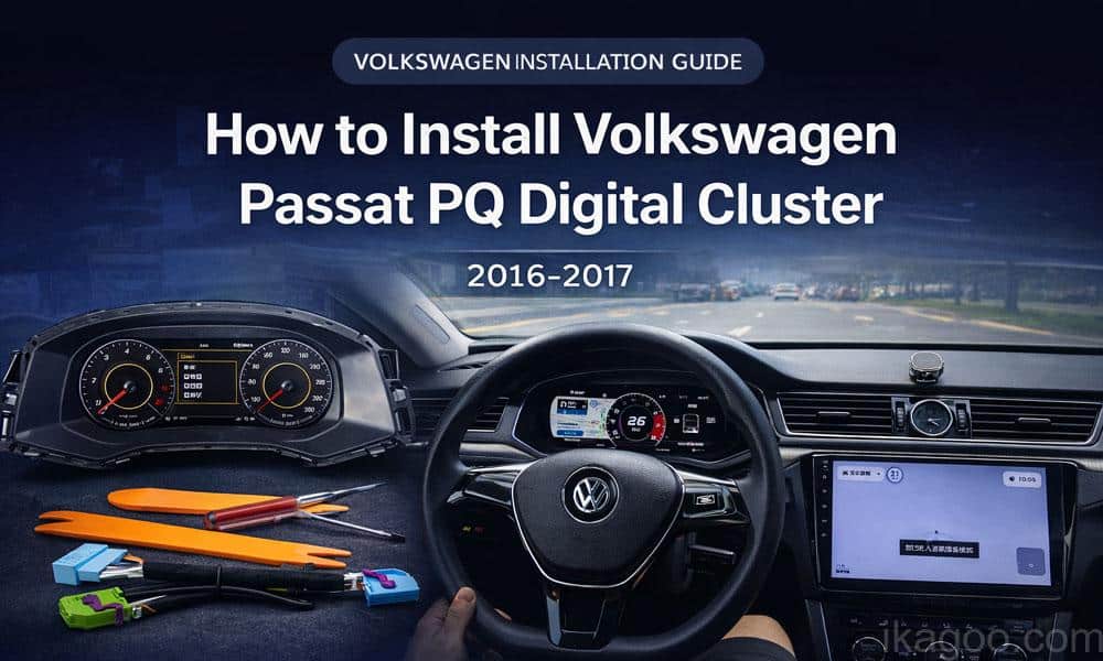 Hur man installerar Volkswagen Passat PQ Digital Cluster