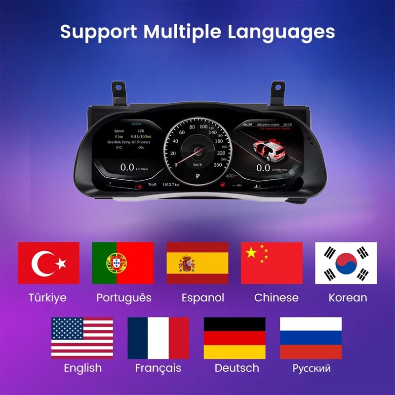 Toyota Highlander Digital Dash 2015-2019