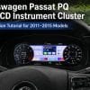 Installation av digitalt instrumentkluster för Passat