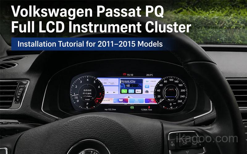 Installation av digitalt instrumentkluster för Passat