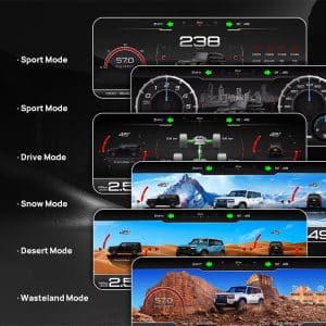 Nissan Patrol Y62 Digital Cluster - Stöd för flera språk