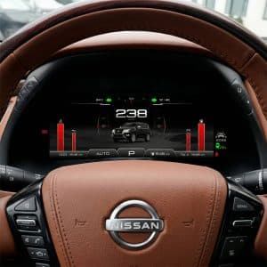 Nissan Patrol Y62 Digitalt kluster
