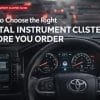Hur du väljer rätt digitalt instrumentkluster innan du beställer