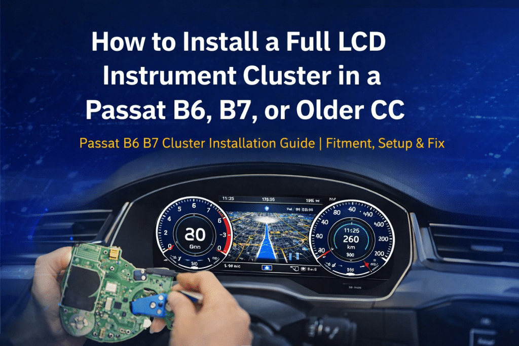 Passat B6 B7 Kluster Installationsguide | Montering, inställning och fix