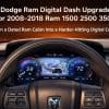 Uppgradering av digital instrumentpanel för Dodge Ram