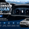 Hur man installerar Volkswagen Tiguan Full LCD Instrument Cluster 2017–2022