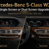 Mercedes-Benz S-klass W221 Android-huvudenhetsuppgradering
