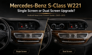 Mercedes-Benz S-klass W221 Android-huvudenhetsuppgradering