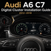 Så här installerar du en digital instrumentpanel för Audi A6 C7 (2012-2018)