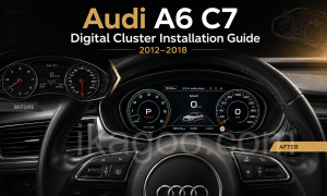 Så här installerar du en digital instrumentpanel för Audi A6 C7 (2012-2018)