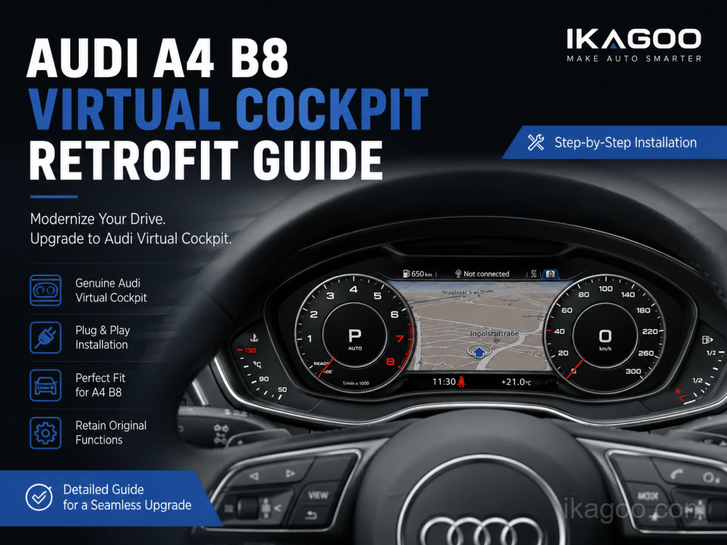 Audi A4 B8 Virtual Cockpit retrofit: MMI, OEM-känsla, passform och köparfrågor