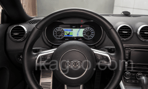 Slutresultat för installation av digitalt instrumentkluster i Audi TT 8J