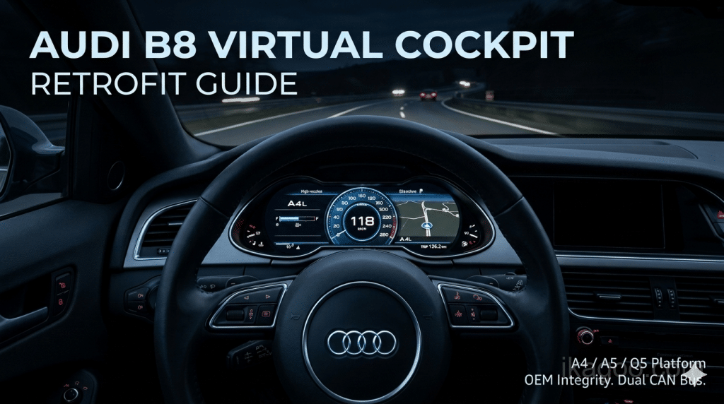 Audi Q5 8R Virtual Cockpit Installation