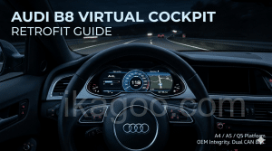 Audi Q5 8R Virtual Cockpit Installation