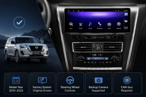 Kompatibilitet för Android-bilstereo i OEM-stil