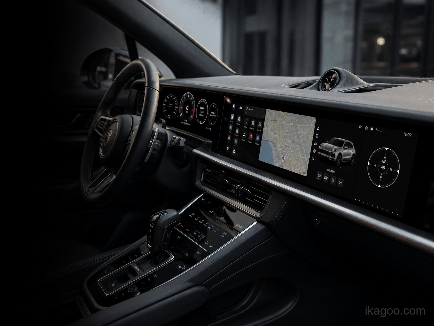 Porsche-inspirerade Android-huvudenheter