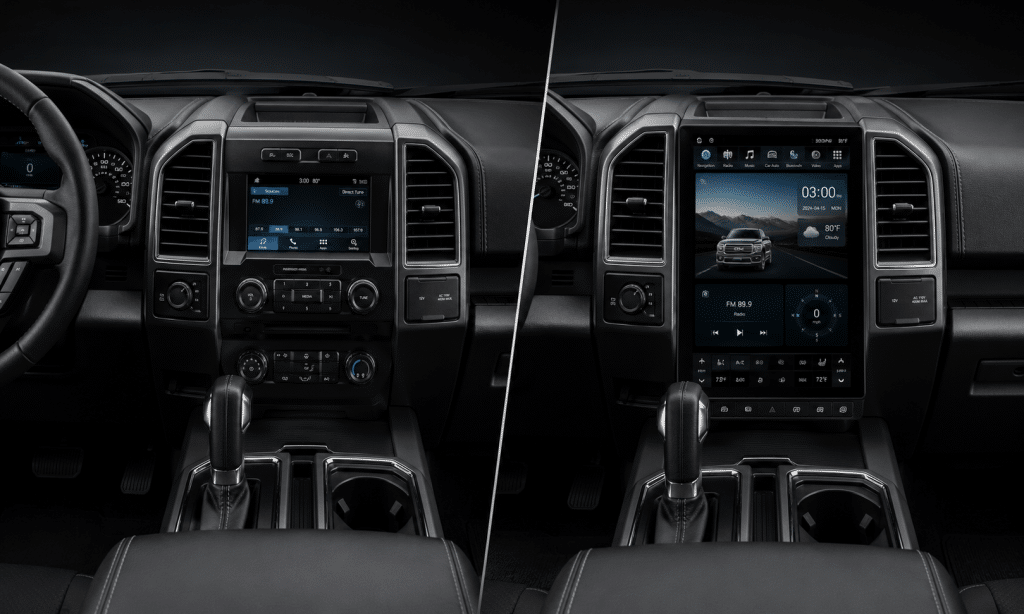 Installationsguide för radio i Tesla-stil till Ford F-150 (2015–2020)