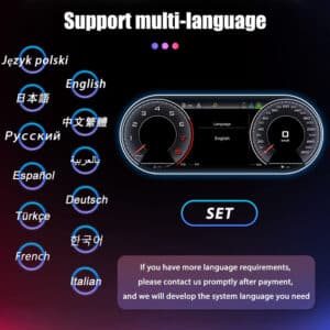 Audi A4 B9 Digitalt instrumentkluster 2017-2025