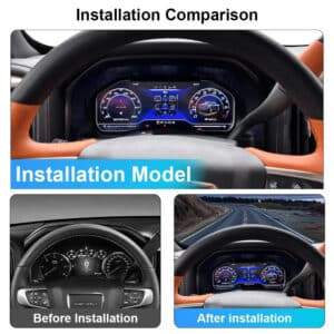 chevrolet digital instrumentpanel installation jämförelse modell 1