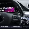 VW Passat B6, B7 och CC: eftermontering av digital instrumentpanel – montering och vanliga åtgärder
