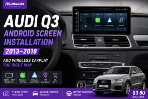 Audi Q3 2013-2018 Android-skärminstallation