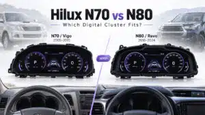 Toyota Hilux Fortuner digital cluster lossless