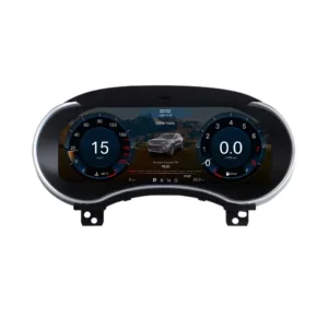 Jeep Grand Cherokee digital instrumentgrupp produktvy framifrån