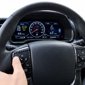 Toyota 4Runner digitalt instrumentkluster installerat