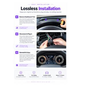 Toyota Hilux Fortuner digital instrumentpanel förlustfri installationssteg